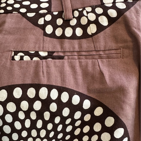 Marni Ankara print dusty mauve abstract-print cotton shorts - size 40 (4/6 US) - Picture 5 of 9